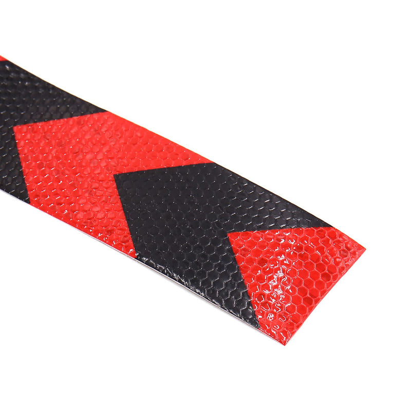 uxcell Red Black Arrows Printed Reflective Safety Warning Conspicuity Tape Sticker 25M
