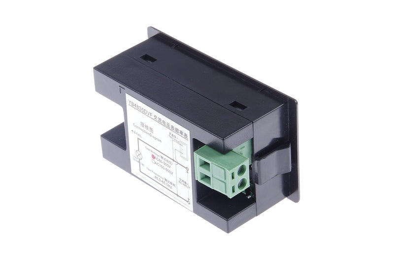 Digital AC Voltmeter AC 80-300V Frequency Counter 45.0-65.0Hz LCD Display Voltage Frequency 2 in 1 Meter Tester