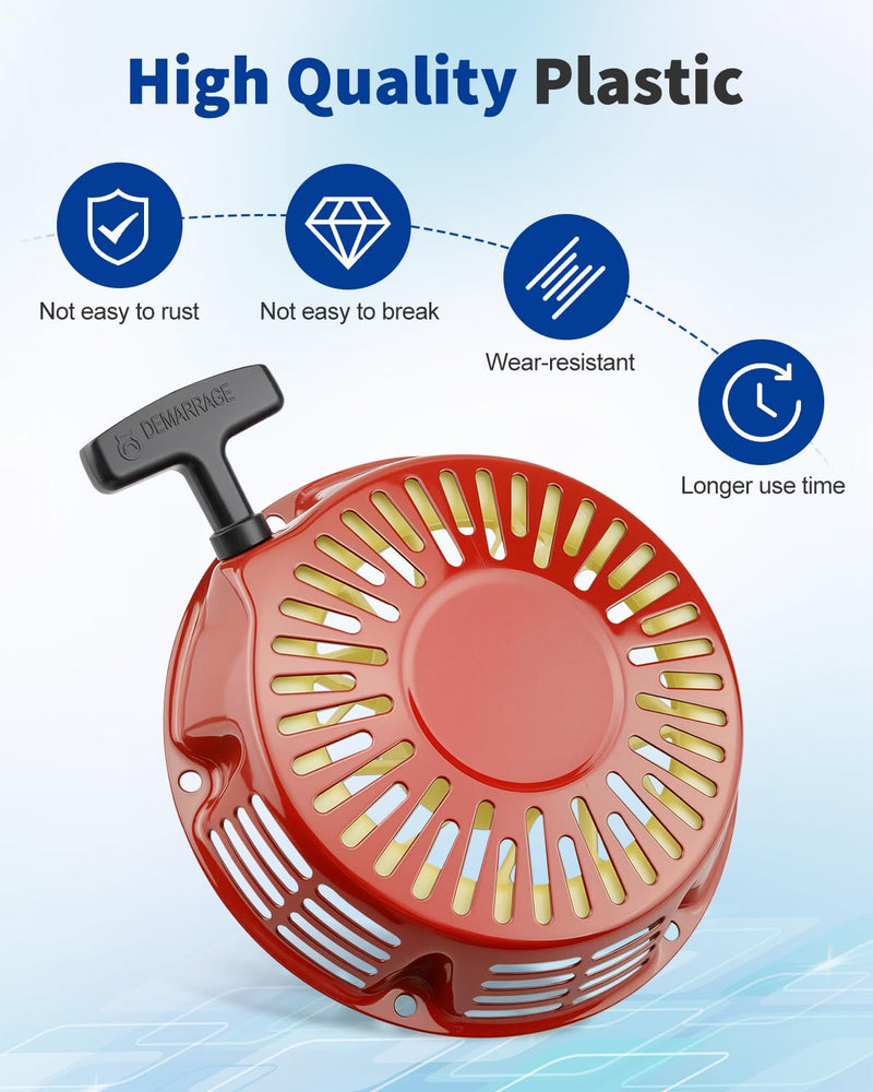 [Australia - AusPower] - ANODZU Recoil Starter Handle for Predator 9500W Surge / 7600 Watt Running Inverter Generator Pull Cord Start Handle with Bolts Replace 59188 71365 