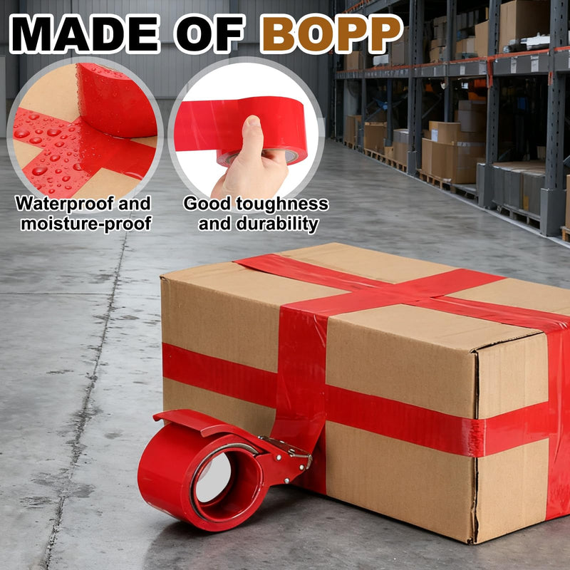 PATIKIL Sealing Tape 2.36 Inch x 87.5 Yard, Carton Sealing Packing Tapes for Shipping Moving Mailing Boxes Packaging, Yellow 1
