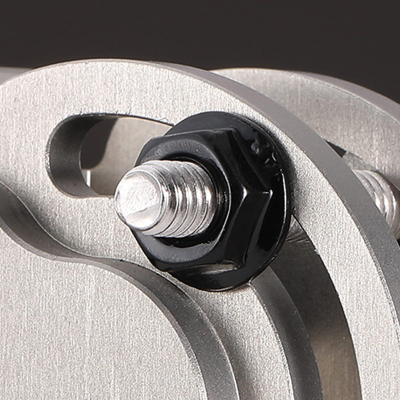 [Australia - AusPower] - 1/4-20 Serrated Flange Hex Lock Nuts 100Pcs 304 Stainless Steel 18-8, Full Thread, Hex Drive, Bright Finish, Black Oxide by SG TZH 100 1/4-20 