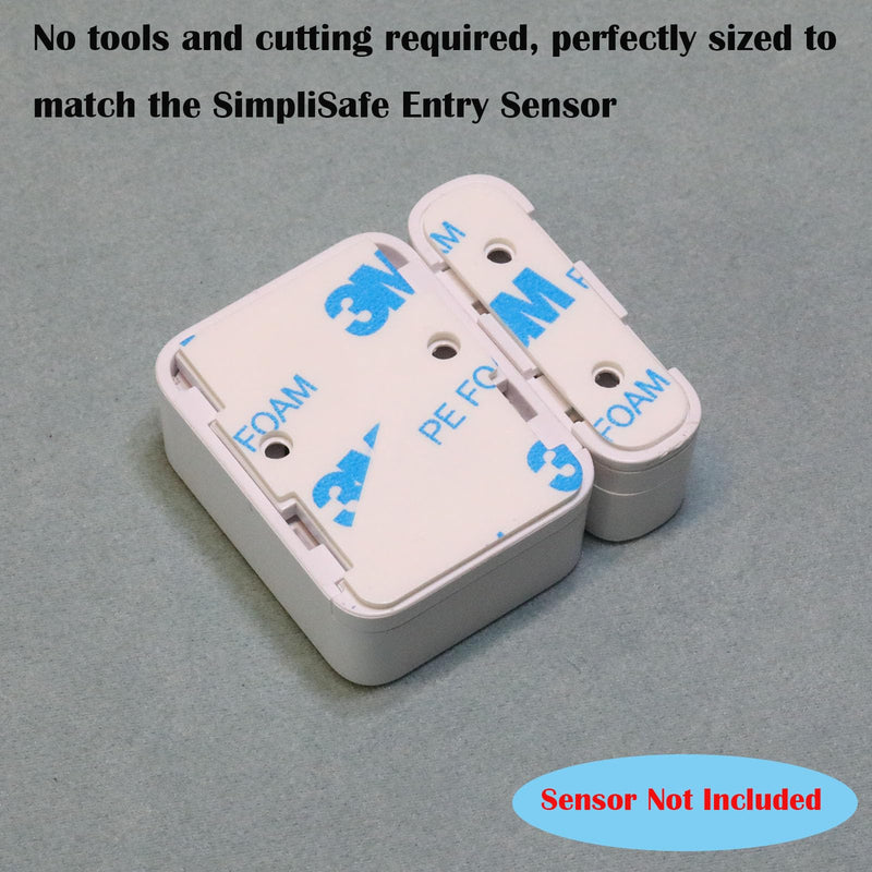 Replacement Adhesive for SimpliSafe Alarm Entry Sensors and Magnets – 20 Pre-Cut Adhesives for Sensors & 20 for Magnets – No Cutting Needed, Easy to Install – Secure & Durable Hold