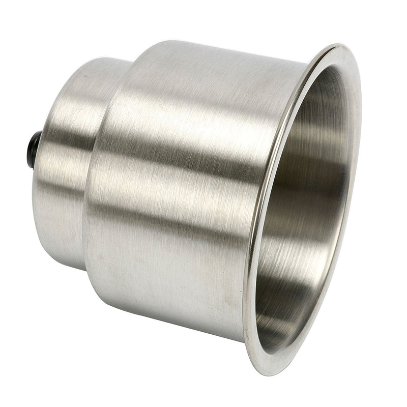 Amarine Made Pack of 4 Stainless Steel Cup Drink Holder with Drain Marine Boat Rv Camper