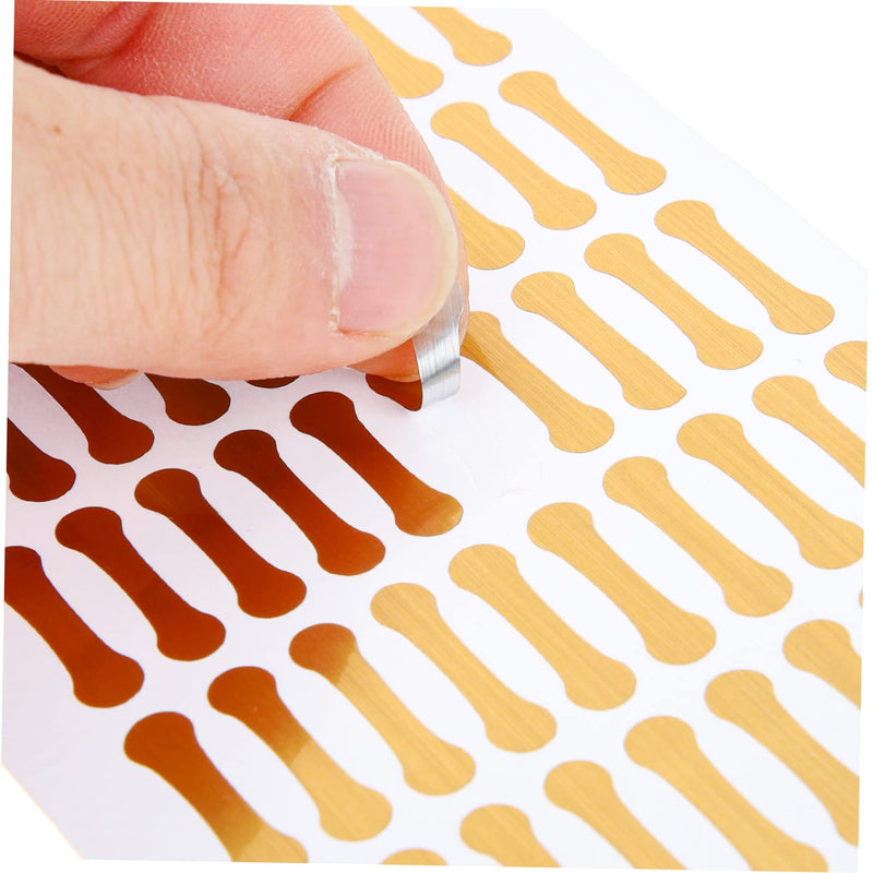 Tamper Proof Stickers 500Pcs Self Adhesive Food Safety Labels Clear Freshness Sealed Decals for Bakery Retail Small Business Packaging 0.78X0.19In Golden 3.00X0.60X0.10CM
