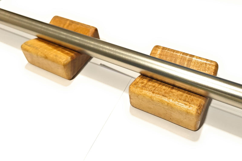 [Australia - AusPower] - Solid Hardwood V Blocks Pair for Holding Objects, Workshop or Hobby 