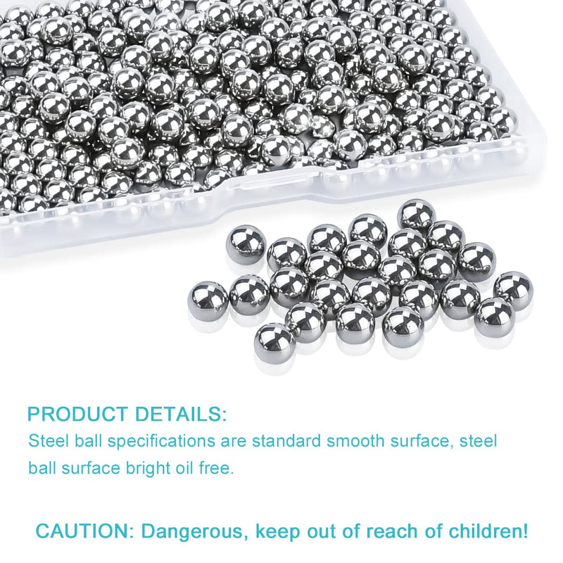 [Australia - AusPower] - 300 Pcs Paint Mixing Balls, 5.5mm/0.22 Inch 304 Stainless Steel Balls, Nail Polish Mixing Agitator Balls, Stainless Steel Precision Steel Balls for Mixing Model Paints 