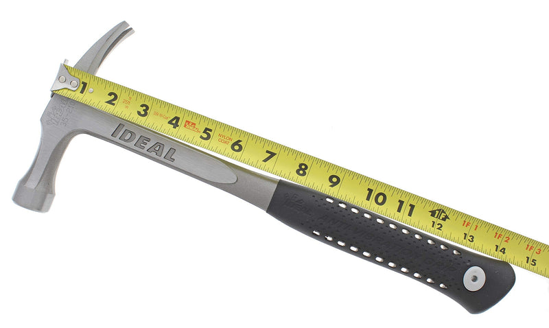 IDEAL Electrical 35-210 Drop-Forged Hammer - Electrician's Hammer 28.5 oz. 14-1/2 in. Claw Hammer