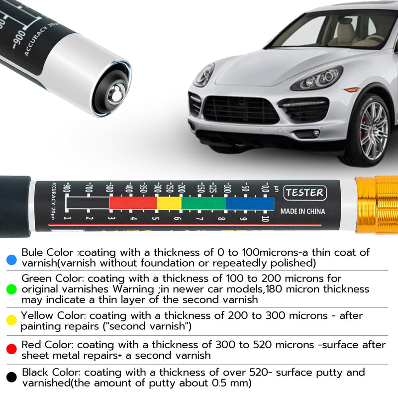 [Australia - AusPower] - Mcbazel Magnetic Coating Thickness Gauge, Paint Thickness Gauge, Car Paint Gauge 