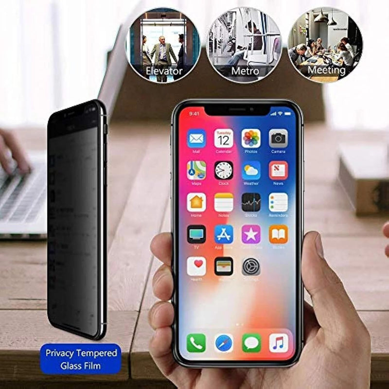 [Australia - AusPower] - [2 Pack] Privacy Screen Protector for iPhone 11/XR, YMHML Tempered Glass Anti-Spy Bubble Free Case Friendly Easy Installation Film for iPhone 11/XR 6.1 Inch iPhone 11/XR-6.1 Inch 