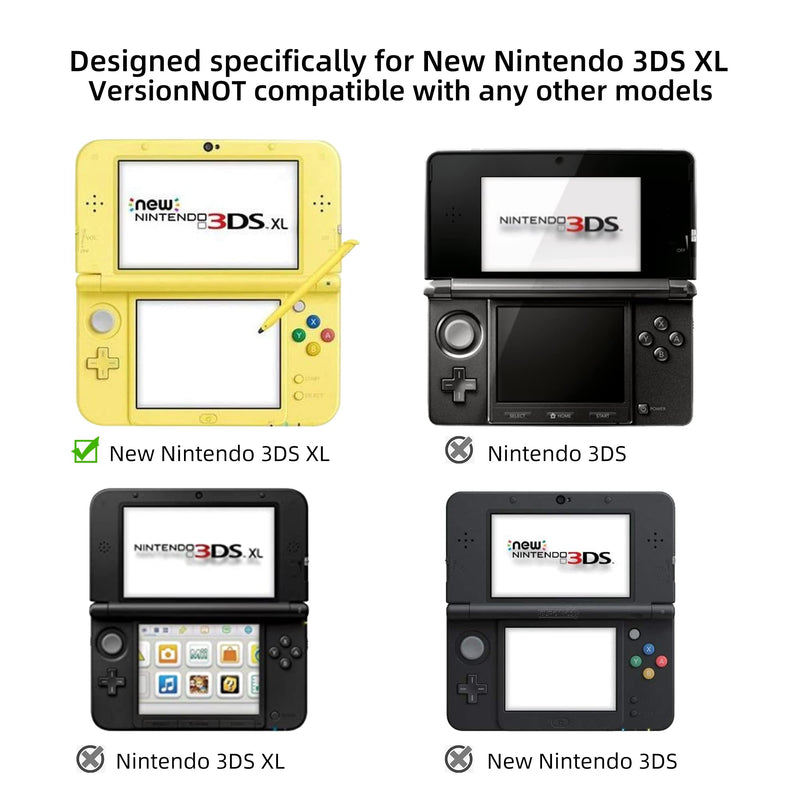 [Australia - AusPower] - New 3DS XL Protective Shell, Ultra Clear Crystal Transparent Hard Case for Nintendo New 3DS XL 