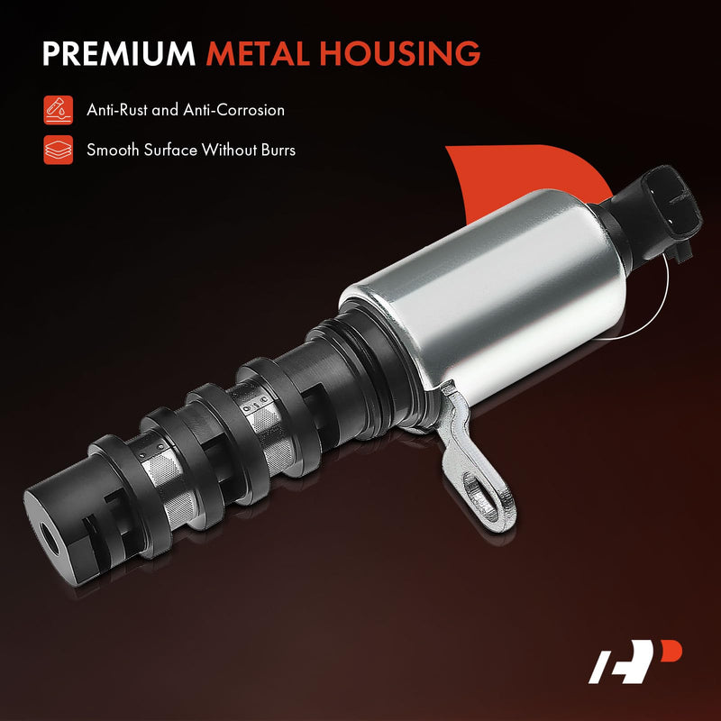 A-Premium Engine Variable Valve Timing (VVT) Solenoid Compatible with Ford Edge Explorer Taurus Fusion & Lincoln MKS MKT MKZ V6 3.5L V6 3.7L, Replace# 7T4Z6M280A
