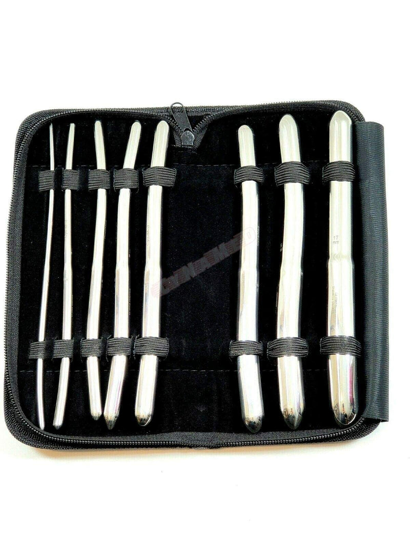 [Australia - AusPower] - Premium German Set of 8 Hegar Dilator Sounds Set 7.5" Double Ended Instrument (Double Ended) 