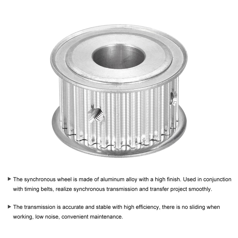 [Australia - AusPower] - MECCANIXITY 5M 25Teeth Timing Pulley Synchronous Wheel Belt Drive Without Step 25mm Height 5mm Pitch 14mm Bore for Belt, 3D Printer, CNC 