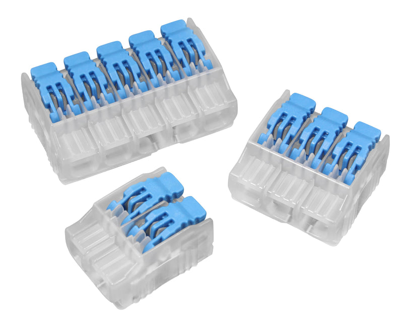 [Australia - AusPower] - Ideal Electrical 30-01L25 in-Sure Lever Wire Connector 5-Port, 10/Bag 