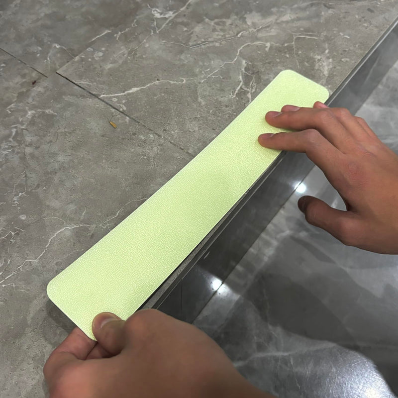 8-Pack Anti Slip Traction Tape Glow in the Dark, 2 inch x 11.8 inch, Non-Slip Grip Adhesive Tape to Indoor or Outdoor Stair,Tubs, Boats, Safety Grip Tape Non Skid Roll for Stair Steps 2 inch x 11.8 inch 8pcs #08Glow in the Dark