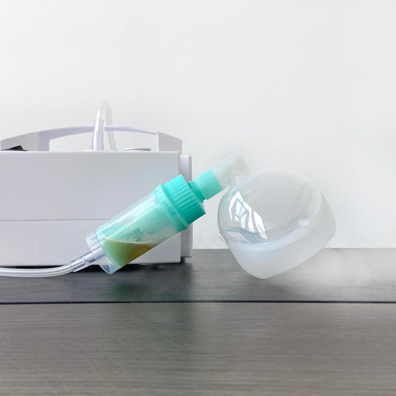 [Australia - AusPower] - Lying Down Nebulizer Cup and Inhaler Mask for Cats and Small Dogs, Oxygen Mask for Pets (No Nebulizer Device) (S) S 