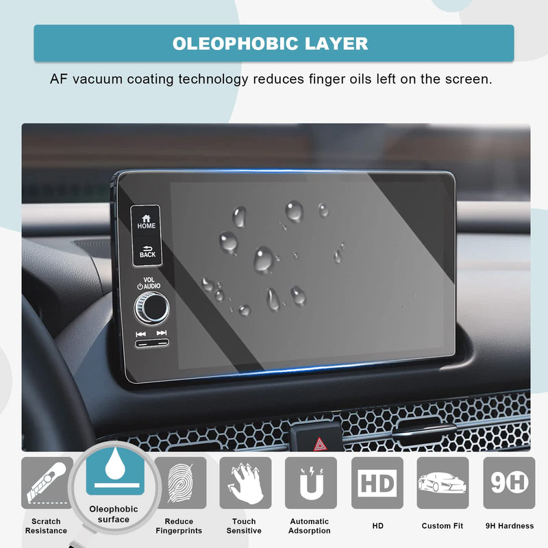 [Australia - AusPower] - CDEFG for 2023 2024 Refresh CRV Screen Protector for 2023 2024 Honda CR-V EX-L Sport Touring 9 Inch Touch Screen Protector Foils Navigation Display Screen Protective Film Tempered Glass HD Clear 2023 9IN Screen 