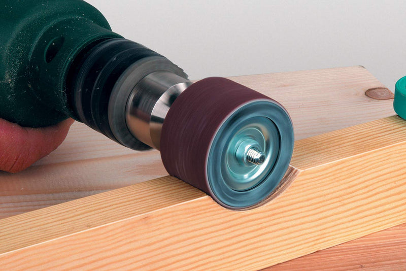 [Australia - AusPower] - wolfcraft Sanding Belt Set 3 Pieces for Sanding Cylinder I 2039000 I for Wood, Metal, Plastic I Accessories for Sanding Cylinder Diameter 45 x 30 mm 