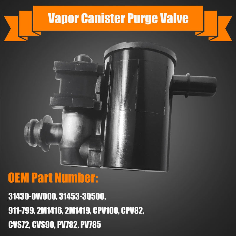 [Australia - AusPower] - 911-799 Vapor Canister Purge Valve Fit for 2007-2019 Kia Sorento/Hyundai Santa, Vapor Canister Vent Solenoid Valve Replace OE# 31453-3Q500, 2M1416, 2M1419, CPV82, CVS72, 31430-0W000 911-799 31430-0W000 