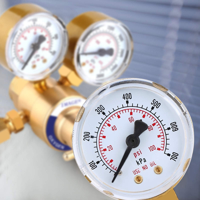 IMAGE® Welding Gas Welder Oxygen Regulator Gauges Oxy for Victor Torch Cutting Kits CGA 540