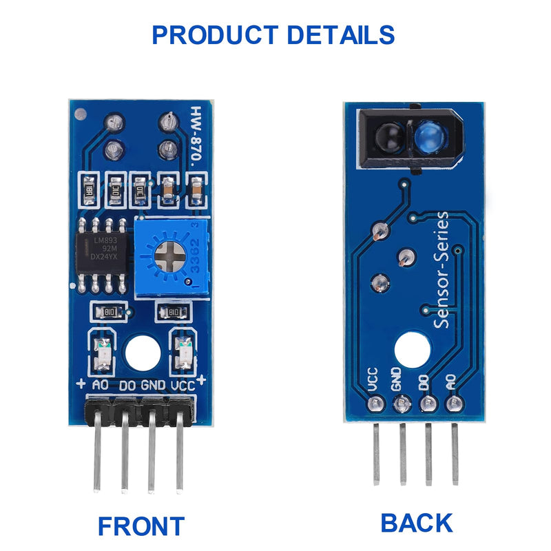 [Australia - AusPower] - 15pcs TCRT5000 Infrared Reflective Sensor Module IR Photoelectric Switch for Arduino STM32 Smart Car Robot 