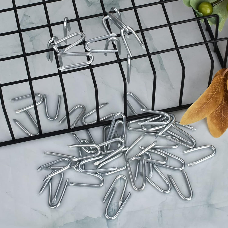 [Australia - AusPower] - AccEncyc Wire Staples Steel Fence Staple Nails U Shaped Nails 1'' U Staples for Fencing, Wire Mesh (270 Pcs) 2.3MM 270pcs 