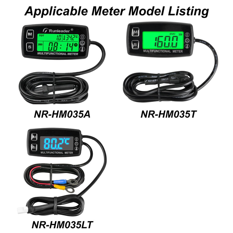 [Australia - AusPower] - Temperature Sensor Assembly Engine Temp Meaeasurement Meter Accessories，Temp Range -20℃ to 220℃(-4℉ to 428℉)(TS002-1) RL-TS002-1 