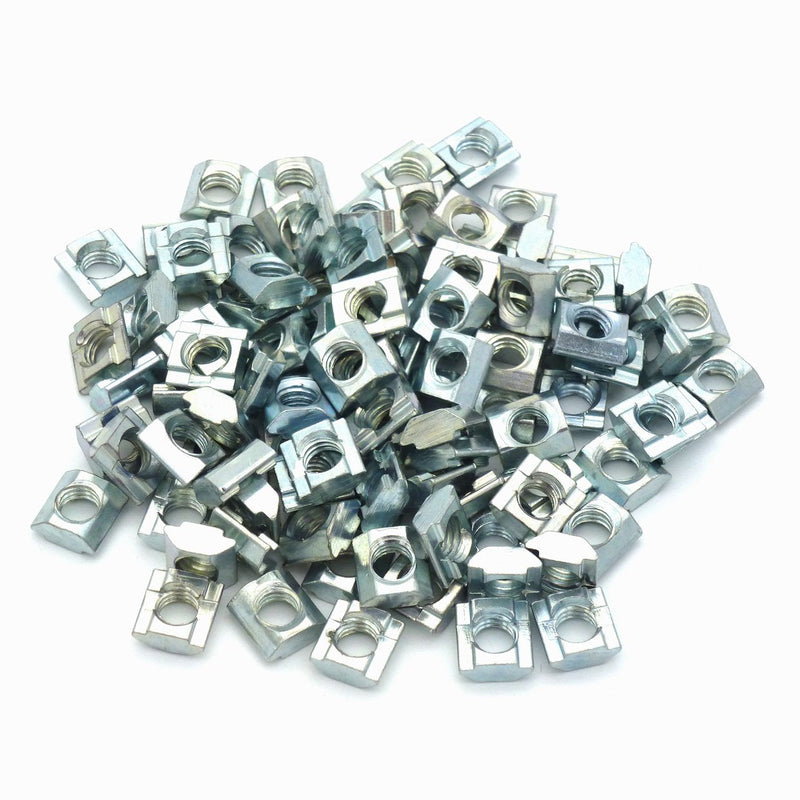 [Australia - AusPower] - Pre-Assembly T Nut Size M6 for 2020 Aluminum Extrusion Pack of 100 (M6) 