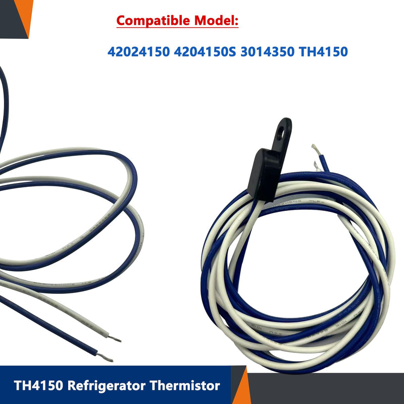 [Australia - AusPower] - 2 pack TH4150 Refrigerator Thermistor Replacement Thermistor TH4150 4204150 4204150S 3014350 12 Month Warranty 