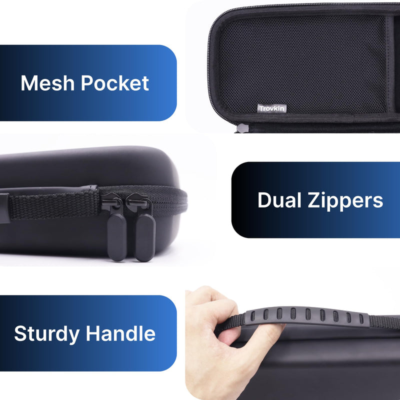 [Australia - AusPower] - Stethoscope Case for 3M Littmann Classic III, MDF Acoustica Deluxe Stethoscopes Travel Storage for EMT Trauma Shear Badges Penlights Extra Pocket for Doctor & Nurse Accessories (Galaxy Black) Galaxy Black 