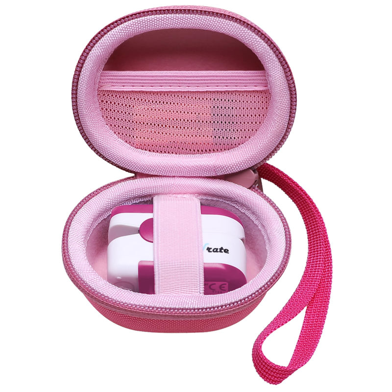 [Australia - AusPower] - Pink Pulse Oximeter Case for Zacurate, Innovo, Vibeat, iHealth, Santamedical, Children Fingertip Pulse Oximeter Blood Oxygen Saturation Monitor (Case Only) Pink 