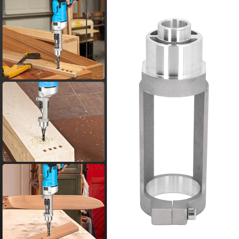 [Australia - AusPower] - Square Hole Drill Adapter, Easy Installation and Disassembly, Hatchet Attachment for Drill Press, Single Corner Machine, Electric Tool Accessories for Drills 