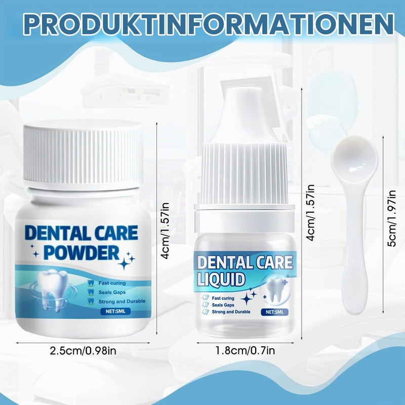 Dental cement self-hardening durable, tooth adhesive for crowns | Tooth filling, self-hardening, durable, denture adhesive, solution for crowns, bridges, dental caries and lost fillings