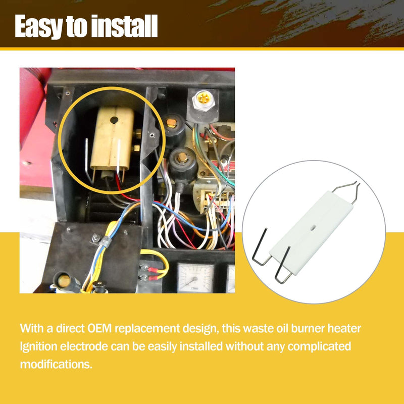 [Australia - AusPower] - 33183 Waste Oil Burner Heater Ignition Electrode Fit for Clean Burn CB 500 Series Waste Oil Furnaces Replace 70370 