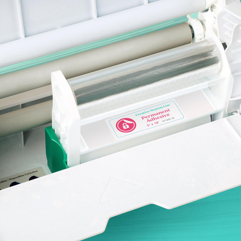 [Australia - AusPower] - Xyron Permanent Adhesive Refill for the Creative Station & Creative Statio Lite, 5" x 18', Refill Cartridge for Label Maker, Laminator Machine, Home Office & Home School Craft Supplies (AT1605-18) 5" x 18' Refill - Permanent 