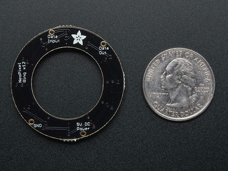 Adafruit 12 RGB Neopixel LED Ring