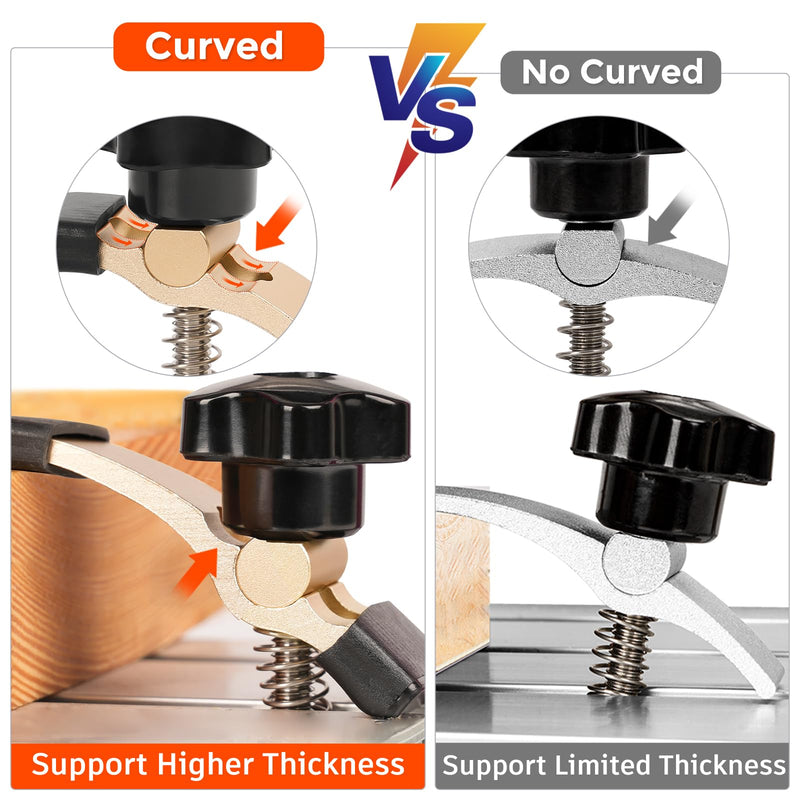 [Australia - AusPower] - LUNYEE 4PCS Mini Hold Down Clamp Kit, CNC Router Clamp for Woodworking and Metalworking, Compatible with 3018 CNC Router Machine, 3018 Pro Max/ 3018-Pro Ultra, 2.5’’Lx 0.8’’Wx 2.4’’H 
