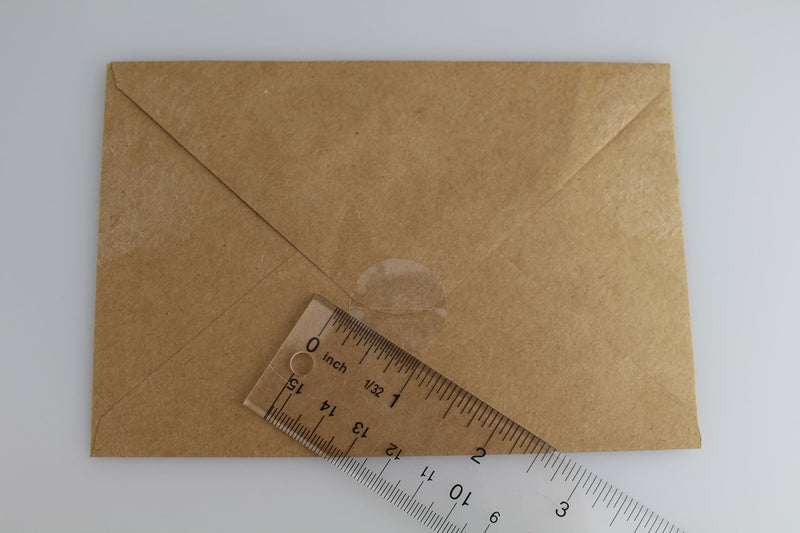 ChromaLabel 1 Inch Round Stickers, Library Supplies Sealing Sticker, Ideal Stickers to Seal Envelopes - 5000 Clear Labels per Roll, Perforated Envelope Seal Sticker (Pack of 2) 1" Diameter (Pack of 2) 5000/Roll