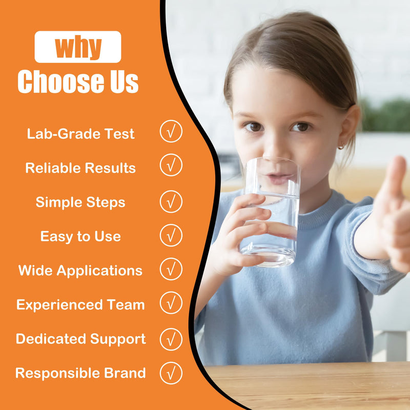 [Australia - AusPower] - Lead Water Test Kit for Drinking Water: 2 Counts Water Lead Test Kit Detects Lead in Water, Accurate at Home Lead Testing Kit Results in 10 Minutes 