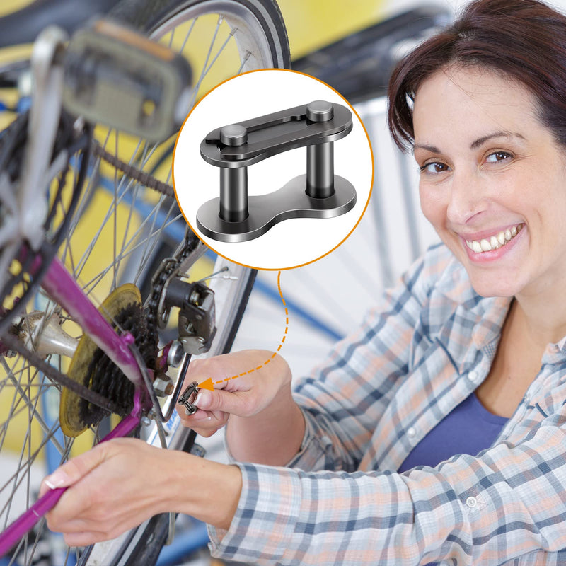 [Australia - AusPower] - PAGOW 10PCS #41 Roller Chain Connecting Links, Master Manganese Steel Connector Heavy Duty for Bycicles, Mini Bikes, Motorcycles, Go-Karts, Home and Industrial Machinery #41 10pcs 
