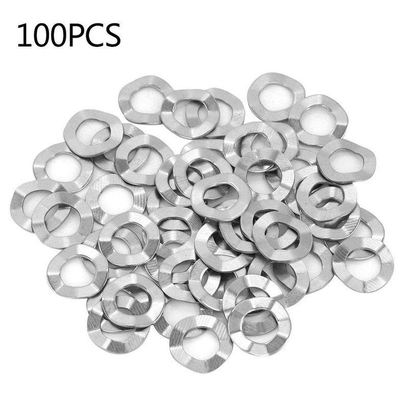 [Australia - AusPower] - Wave Spring Washer Assortment Kit Stainless Steel Spring Wave Washer 10 Sizes M3 M4 M5 M6 M8 M10 M12 M14 M16 M20(50pcs*M6) 