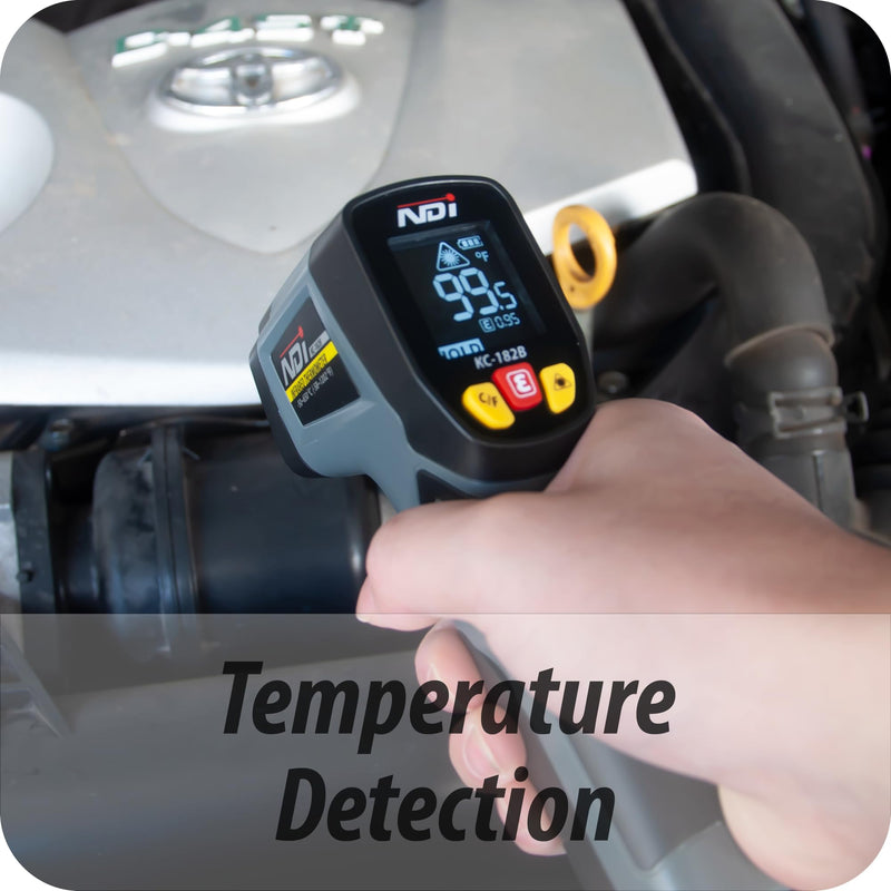 [Australia - AusPower] - NDI Infrared Thermometer Temperature Gun -58 F to 1022 F, Digital Laser Surface Temp Reader for Cooking, Pizza Oven, Candy, Griddle HVAC IR Thermometer Temp Gun 