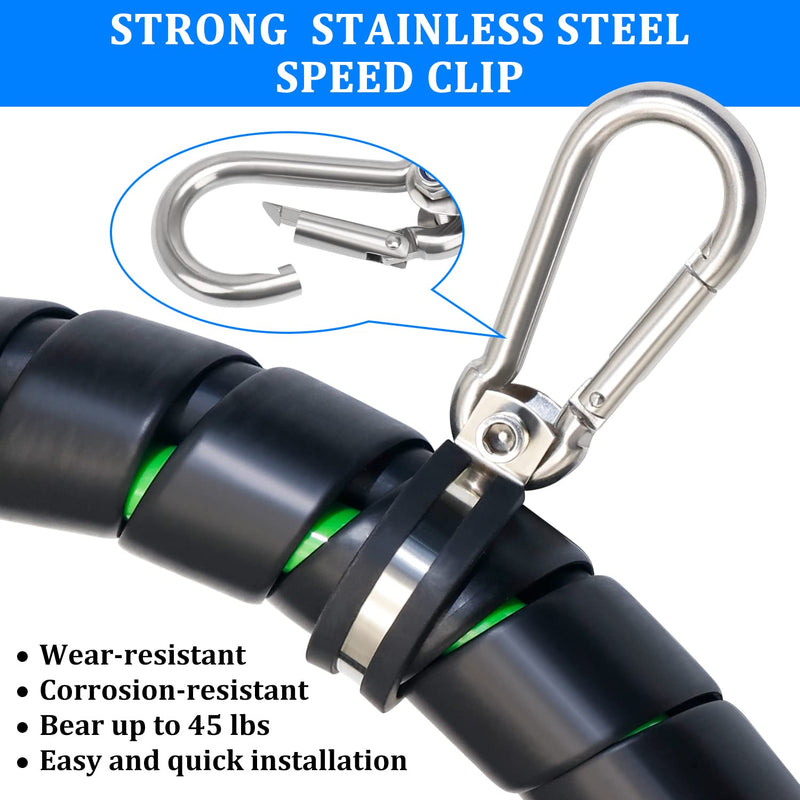 [Australia - AusPower] - Hanger Bracket Assembly 2 Pack, Stainless Steel Airpower Line Clamp for 3-in-One Wrap Air Hose Lines for Tractor Trailer Semi Truck 