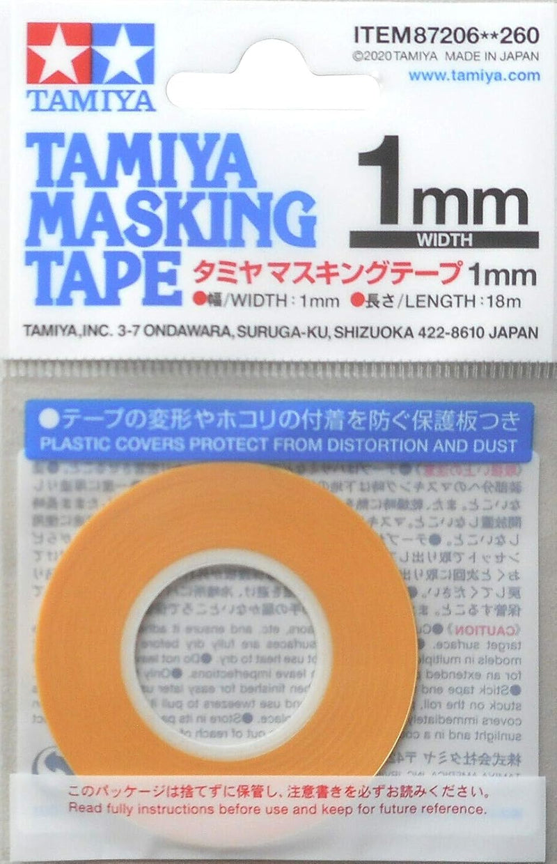 Tamiya TAM87206 87206 Masking Tape 1 mm/18 m, Model Making, Accessories