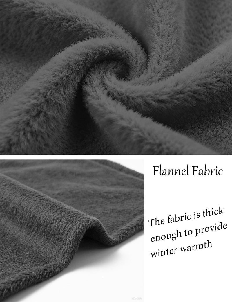 [Australia - AusPower] - Flannel Hospital Gowns for Women Zipper Open Back Post Shoulder Surgery Dress Thermal 3/4 Sleeve Adaptive Clothing Grey XX-Large 