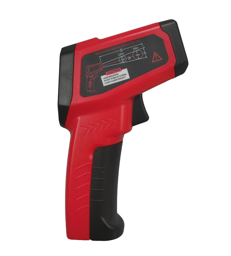 [Australia - AusPower] - Infrared Thermometer Gun – Laser Temperature IR Gun for Cooking Waffles, Pizza, Baking, Griddle, HVAC, Engine - Wide Range (-58°F to 716°F) Adjustable Emissivity & LCD Display 