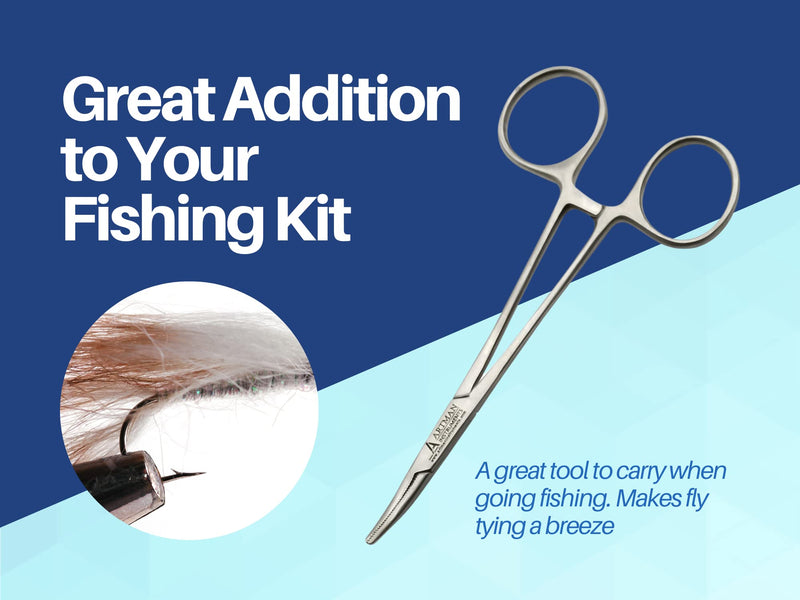 [Australia - AusPower] - Artery Forceps Curved 5 inches Mosquito Orthodontic Dental Surgical hemostat Precision Kelly Forceps Clamps by Wise LINKERS 