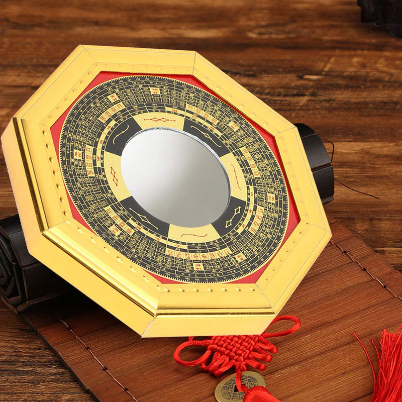 [Australia - AusPower] - Bagua Mirror, Feng Shui Traditional Chinese Convex Mirror for Protection Door, Lucky Outdoor for Home Business Good Luck(Convex Mirror) 