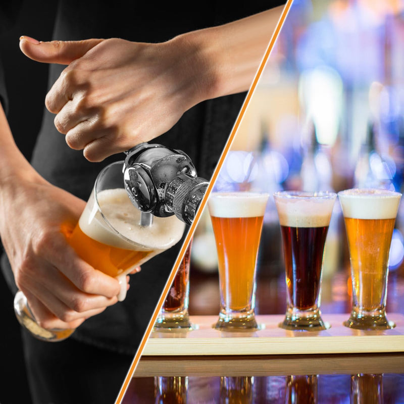 Digital Beer Flow Meter BM-05 LED Display with Power Supply and Accessories, Kosher Beer and Drink Meter