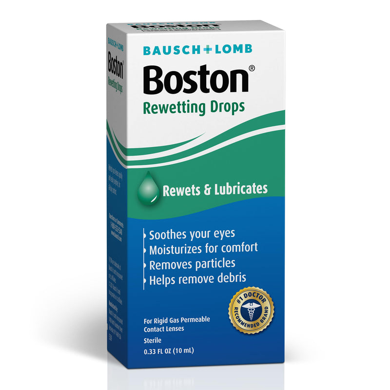 [Australia - AusPower] - Boston Contact Lens Solution, Rewetting Solution for Gas Permeable Contact Lenses, 0.33 Fl Oz 0.33 Fl Oz (Pack of 1) 